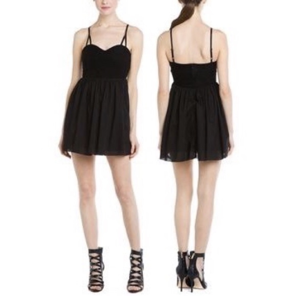 One Teaspoon Black Kiss Dress Mini Size Small